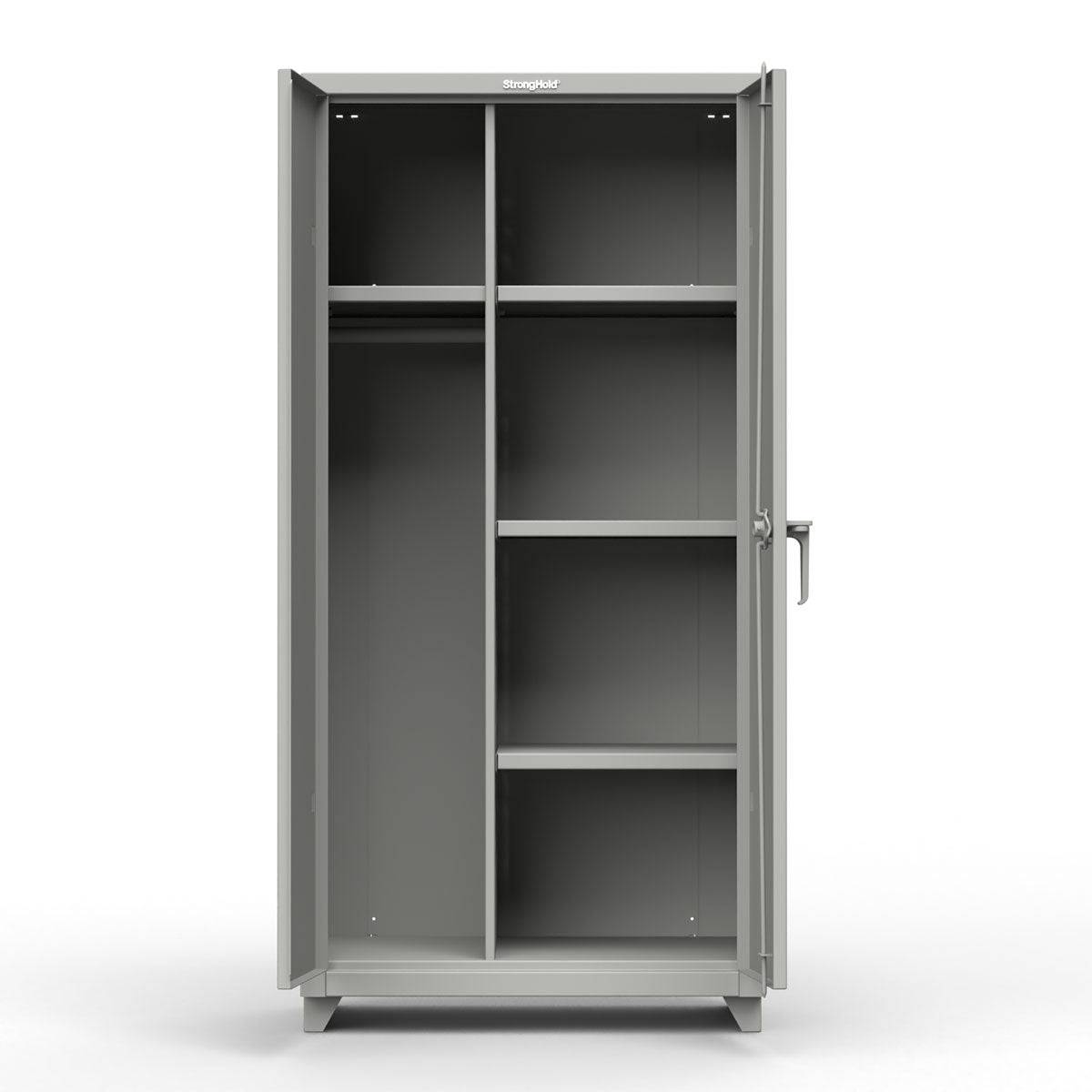 Heavy Duty 14 Gauge Steel Storage Cabinet with 5 Adjustable Shelves - 36