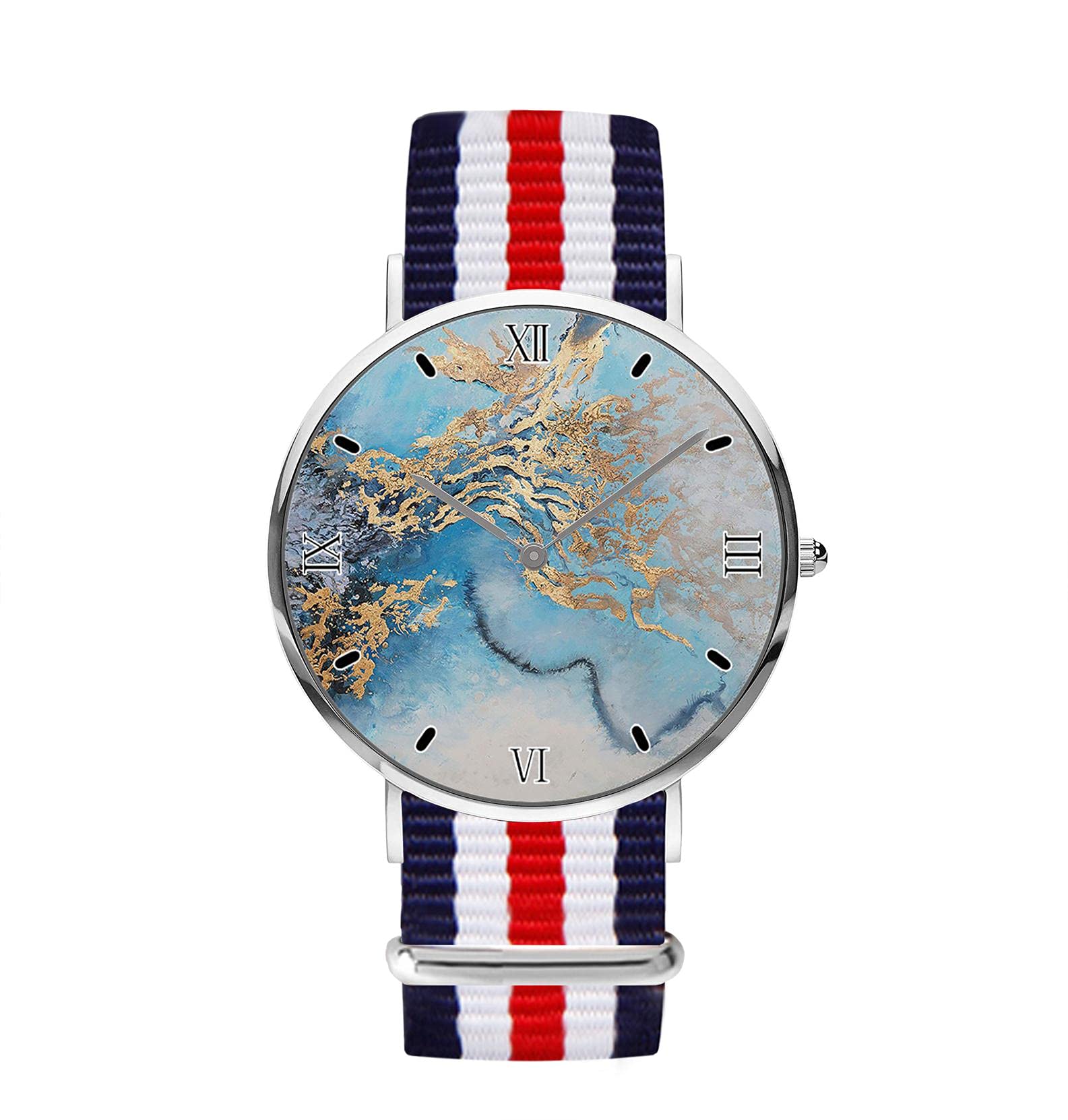 COW Stainless Steel Watches for Women & Men - Japan Quartz Movement Sport Watch with Personalized Design - Unique Gift for Fitness, Work & Everyday Wear