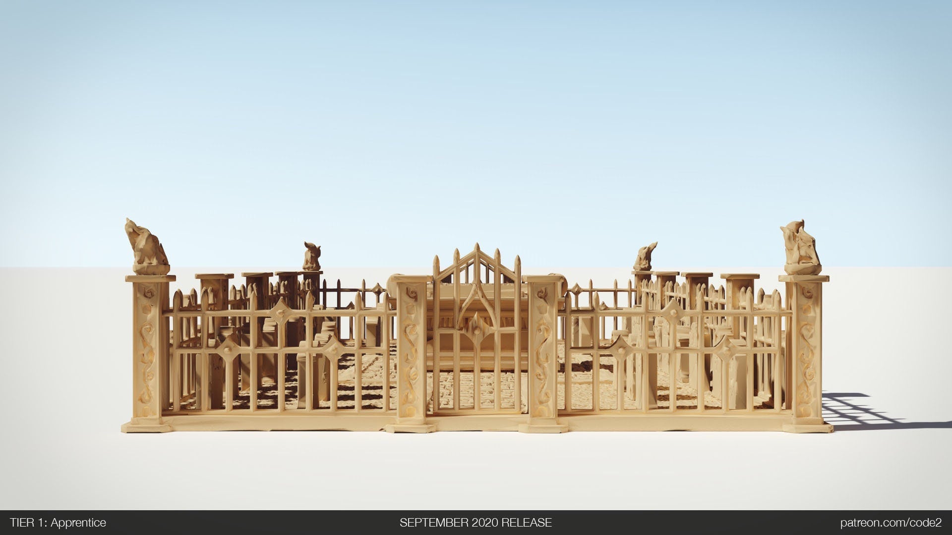 28mm Graveyard Terrain for Dungeons and Dragons - Miniature Scenery for RPG Tabletop Gaming & Wargaming Battle Maps