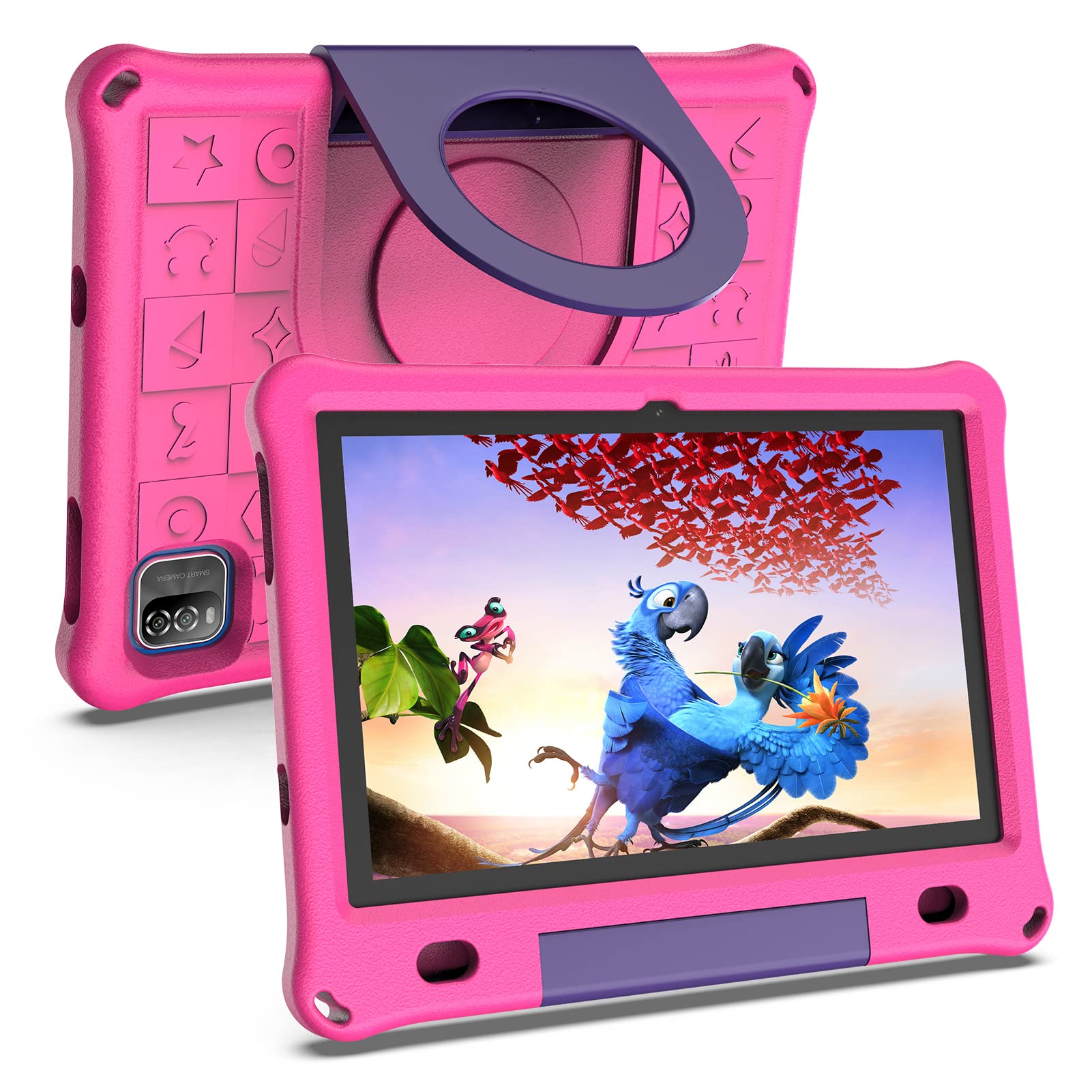 Best 10.1 Inch Kids Tablet with Android 12 | Octa-Core Processor, 3GB RAM & 64GB Storage | Educational & Entertainment Device for Children | Perfect for Learning, Games & Videos