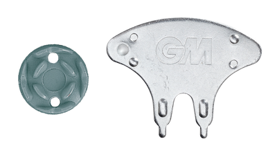GM Grey Durastud Soft Cricket Studs (20 Pack) with Spanner - Perfect for Cricket, Football, and Rugby Cleats on Grass or Turf Fields