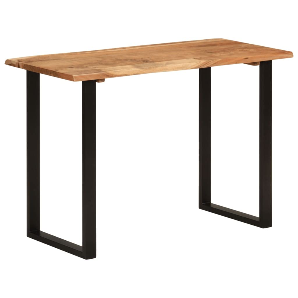 vidaXL Solid Acacia Wood Dining Table - Kitchen & Breakfast Table for Home, Dining Room Furniture | Perfect for Family Dinners, Entertaining Guests & Daily Meals