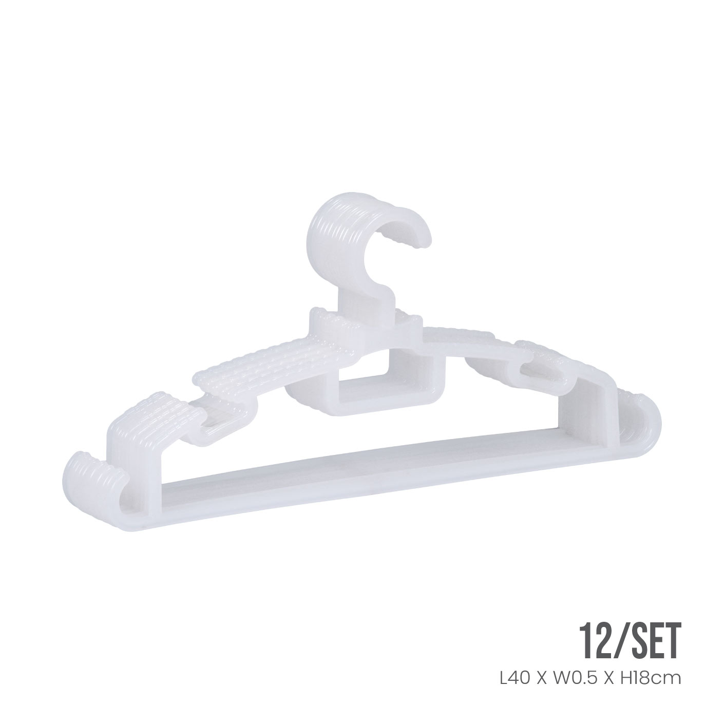 12S Slim Durable Space Saving Clothes Hangers (86 Pack) - Perfect for Closet Organization, Travel & Laundry Room Storage