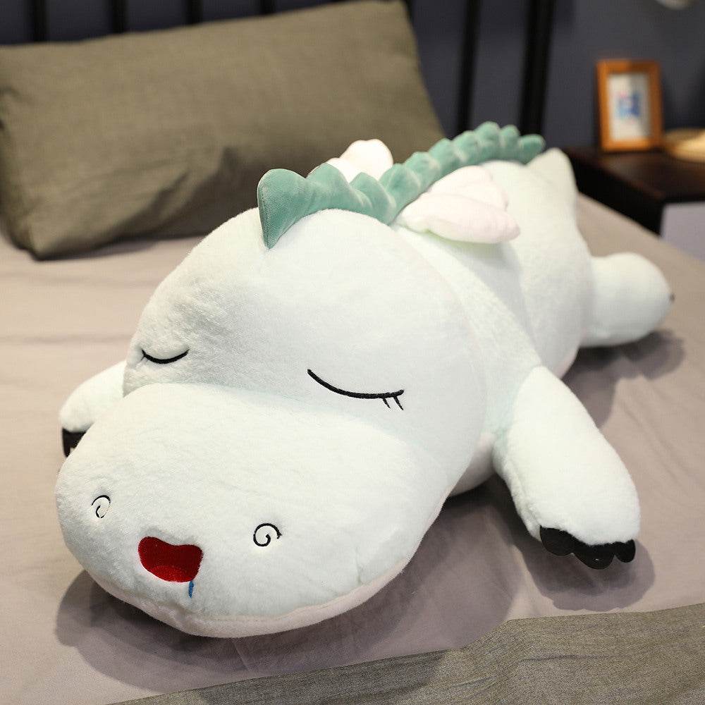 Barney: 4.2ft Giant Dinosaur Body Pillow Plush Toy - Soft Hugging Pillow for Kids & Adults, Perfect for Cuddling, Sleeping, and Home Decor