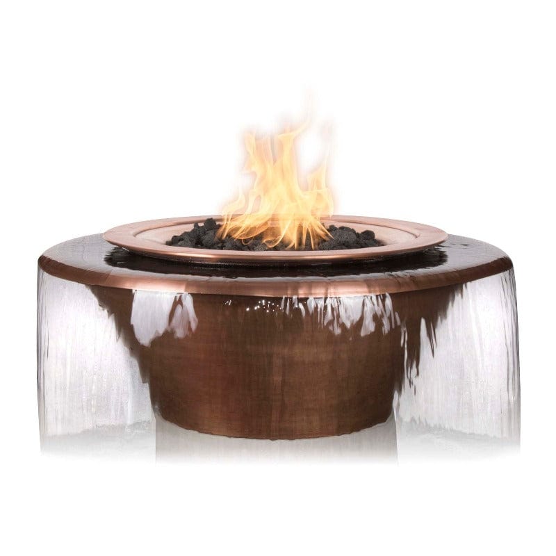 360° Spill-Proof Copper Fire & Water Bowl - Cazo for Outdoor Camping, Backyard Decor & Fire Pit Safety