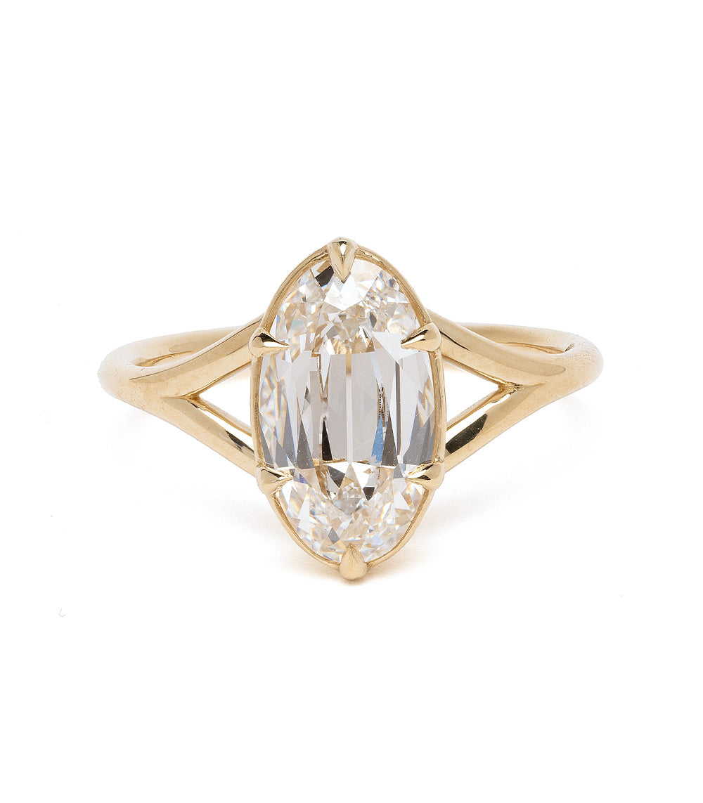 Lab Grown Oval Diamond Engagement Ring - 2.40Ct Marlow Collection | Unique Wedding Band for Proposals & Anniversaries