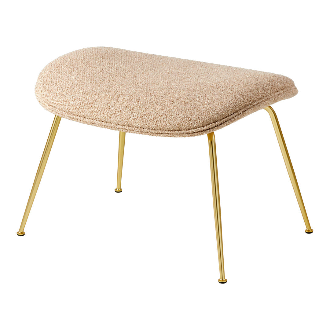 Gubi GamFratesi Beetle Footstool - Modern Scandinavian Design Pouf for Living Room, Bedroom & Lounge - Stylish Home Decor Accent Piece