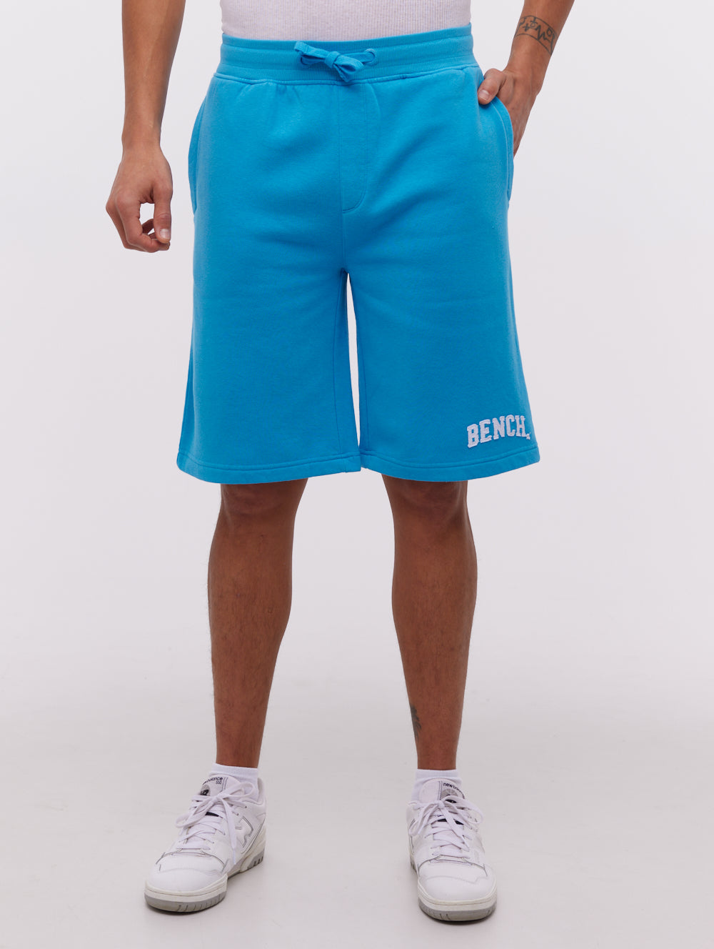 Jackton Collegiate Jogger Shorts for Men - Comfortable Athletic Running Workout Shorts with Pockets - Perfect for Gym, Yoga, and Casual Wear