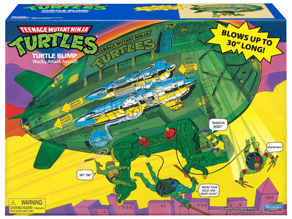 Original Teenage Mutant Ninja Turtles Classic Turtle Blimp Toy - Exclusive Collectible TMNT Airship for Kids & Fans | Perfect for Playtime, Display & Gifts