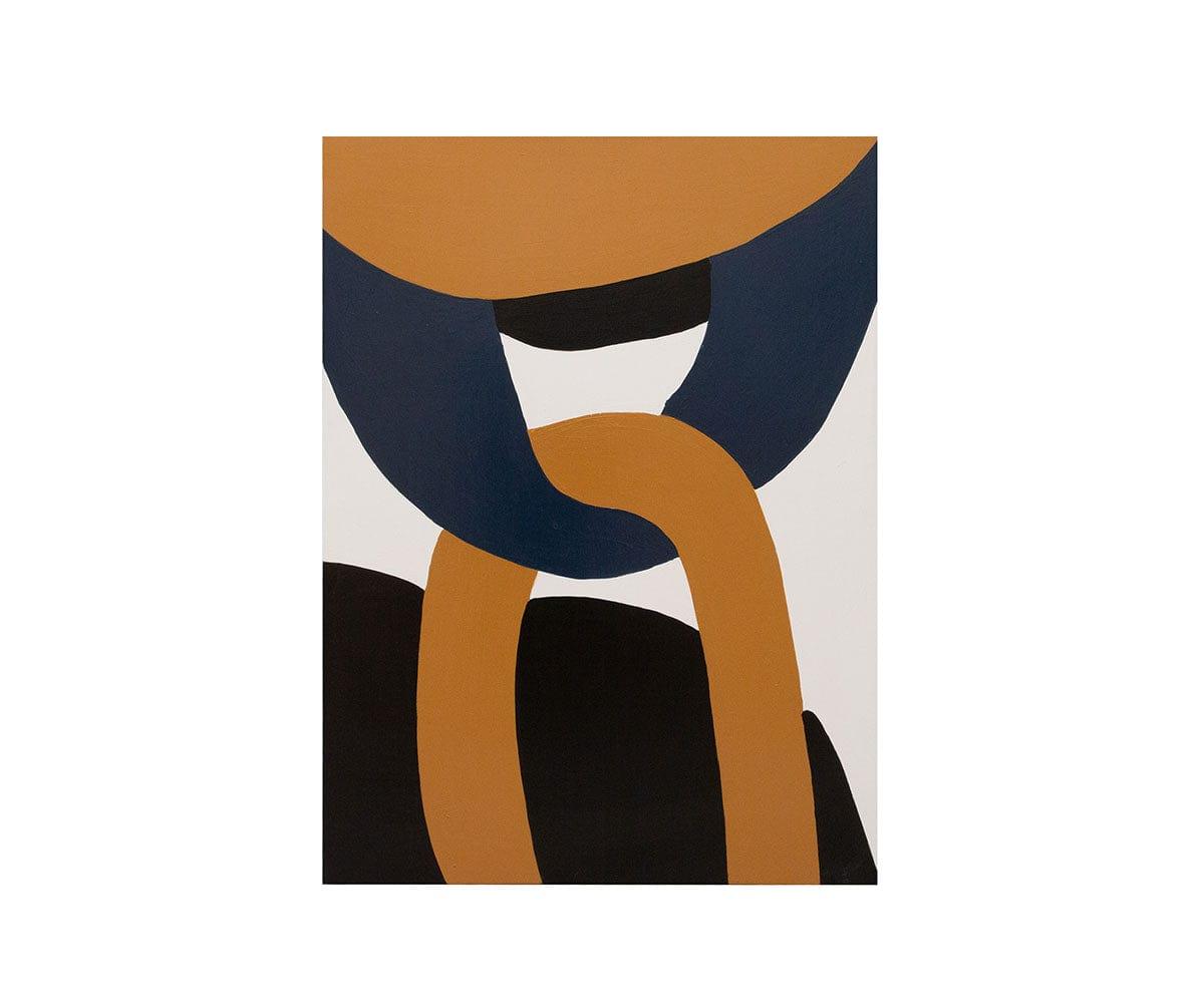 Abstract Geometric Wall Art - A Study in Shapes II - Modern Home Decor for Living Room, Bedroom & Office
