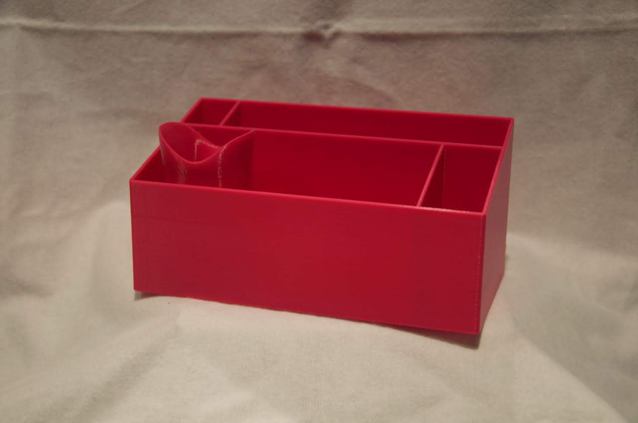 Premium Magenta Paper Crafting Organizer with Glue Holder - Perfect for Tombow Liquid Glues | Scrapbooking, Card Making & DIY Projects
