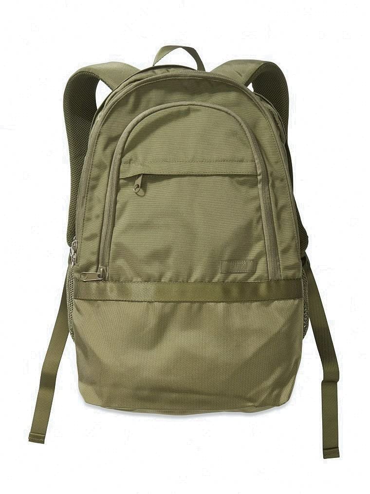 Victoria Secret PINK Campus Backpack for Women - Stylish Moss Green College Backpack with Laptop Compartment | Perfect for School, Travel & Everyday Use