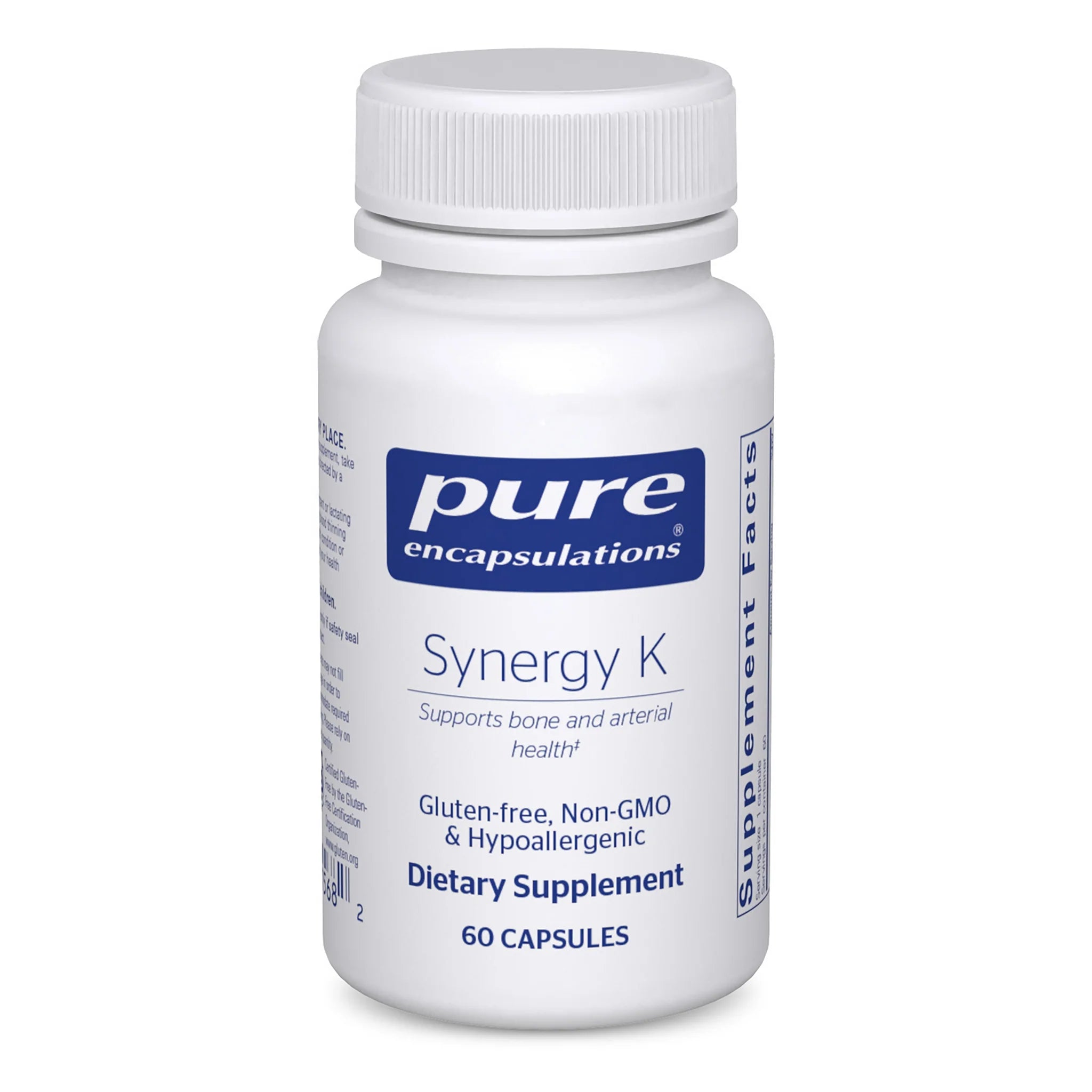 Synergy K 60 Capsules - Premium Potassium Supplement for Heart & Muscle Health - Supports Energy & Hydration - Ideal for Athletes, Fitness Enthusiasts & Active Lifestyles