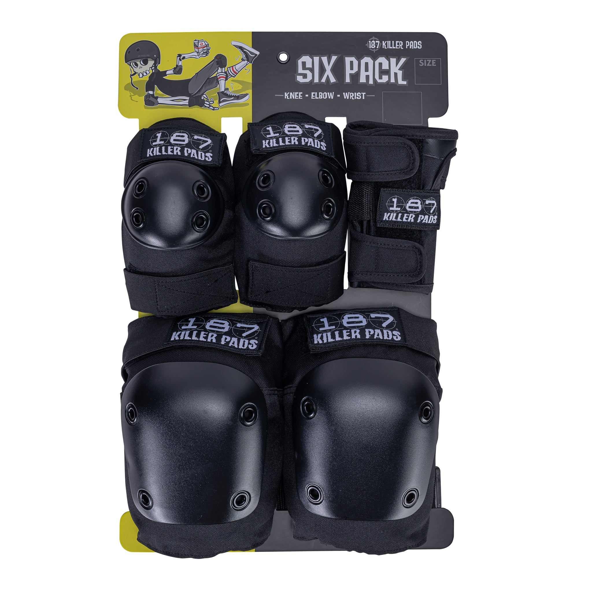 187 Killer Pads Junior Six Packs - Premium Volleyball Knee Pads for Youth Players - Perfect for Training, Games & Indoor/Outdoor Sports