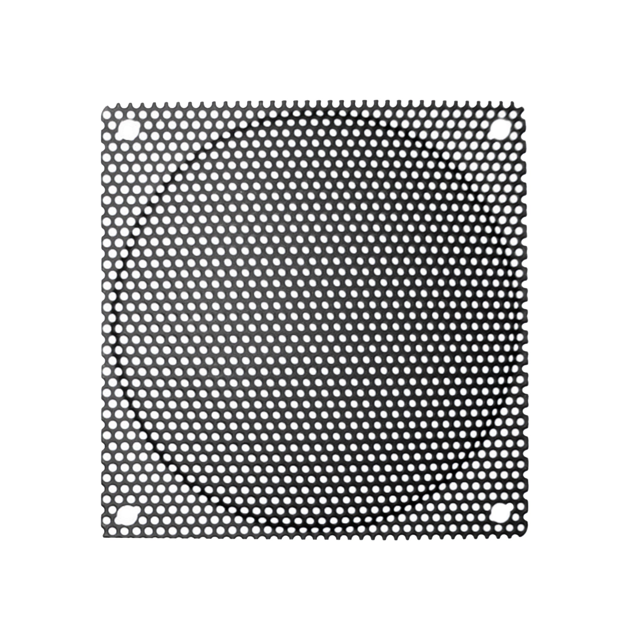 120mm Steel Mesh Filter Grill - Black, 1.1mm & 0.5mm Thickness - Perfect for PC Case Ventilation, Speaker Grills & DIY Projects