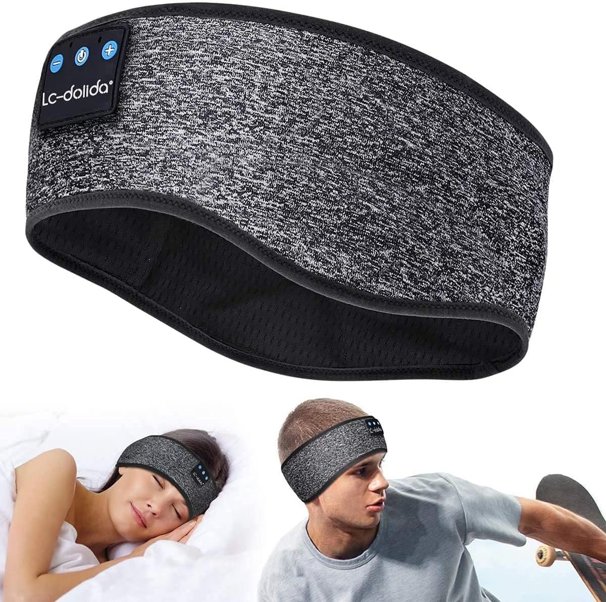Wireless Bluetooth Sleep Headphones Headband for Side Sleepers - Comfortable Music Earbuds for Women, Cool Tech Gadgets (Perfect for Nighttime Relaxation, Yoga & Travel) - Ideal Women's Day Gift