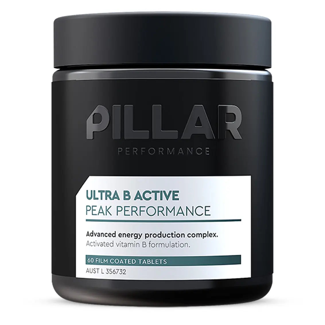 PILLAR Performance Ultra B Active Tablets - High Potency Vitamin B Complex for Energy & Metabolism - Supports Immune Health & Stress Relief - Ideal for Athletes, Busy Professionals & Daily Wellness