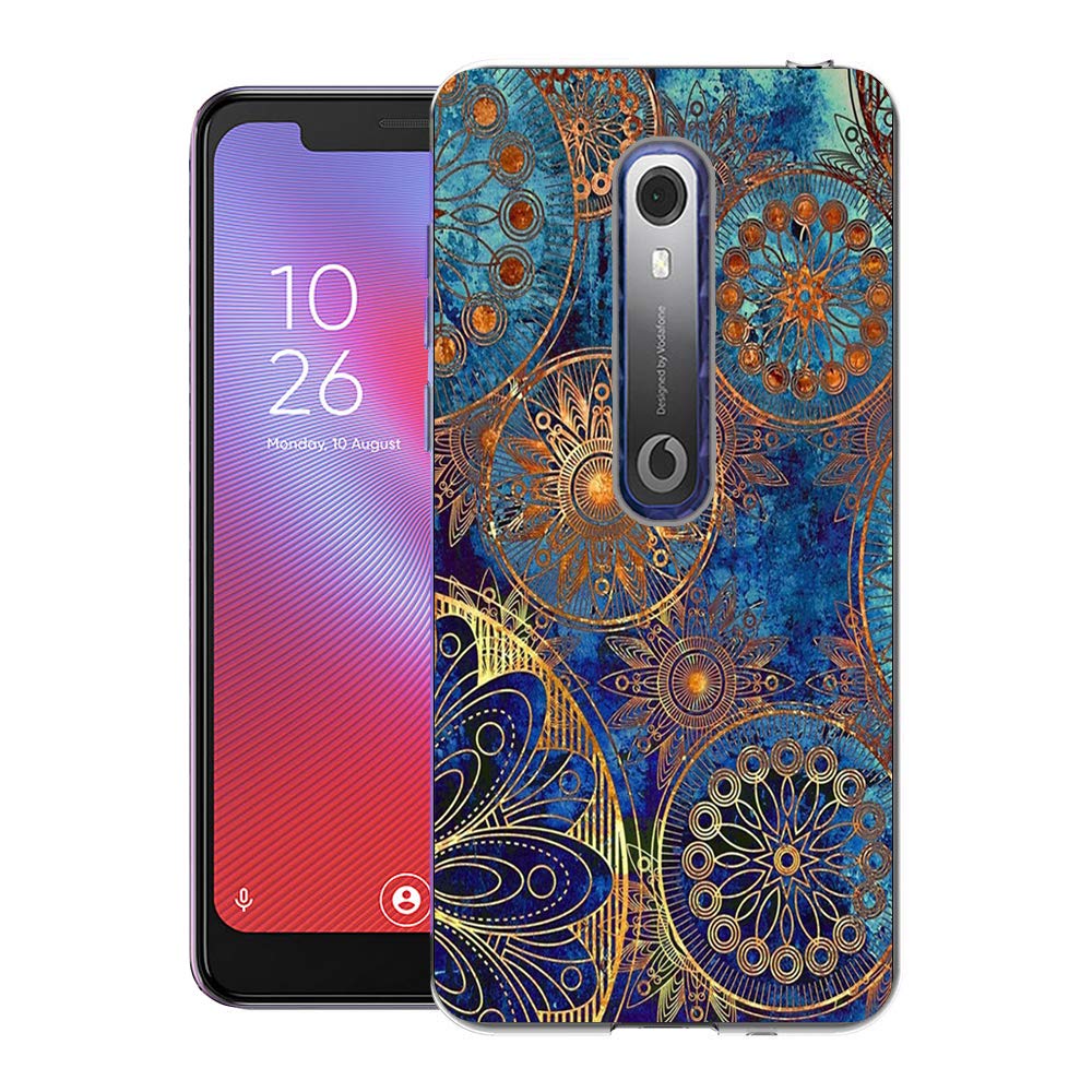 Vodafone Smart N10 Case - Slim Soft Gel Silicone TPU Protective Cover with Stylish Patterns | Perfect for Everyday Use, Work & Travel