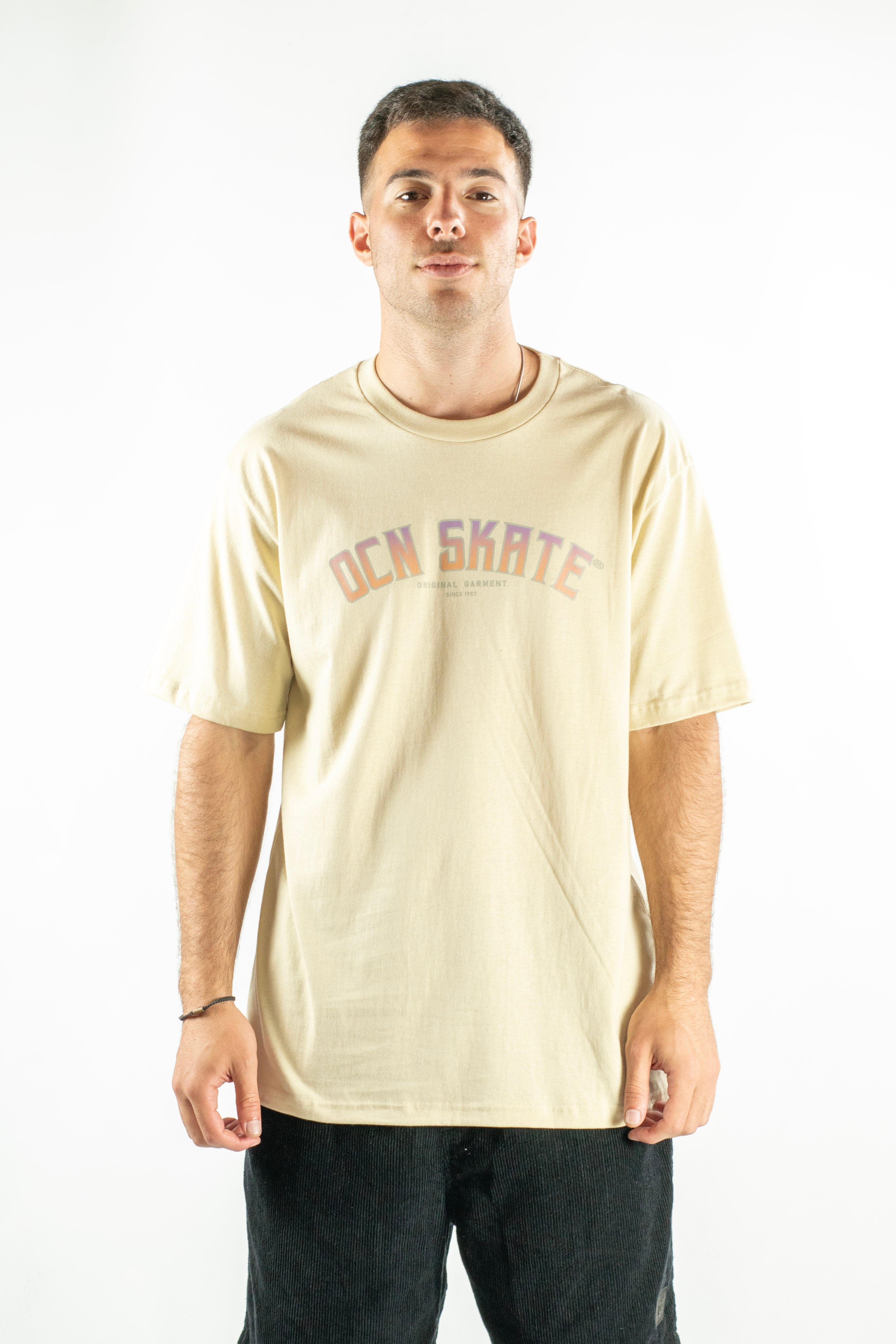 Original Ocn Tosty Ecru 220 Men's T-Shirt - Soft Cotton Crewneck Tee for Casual Wear & Everyday Outfits