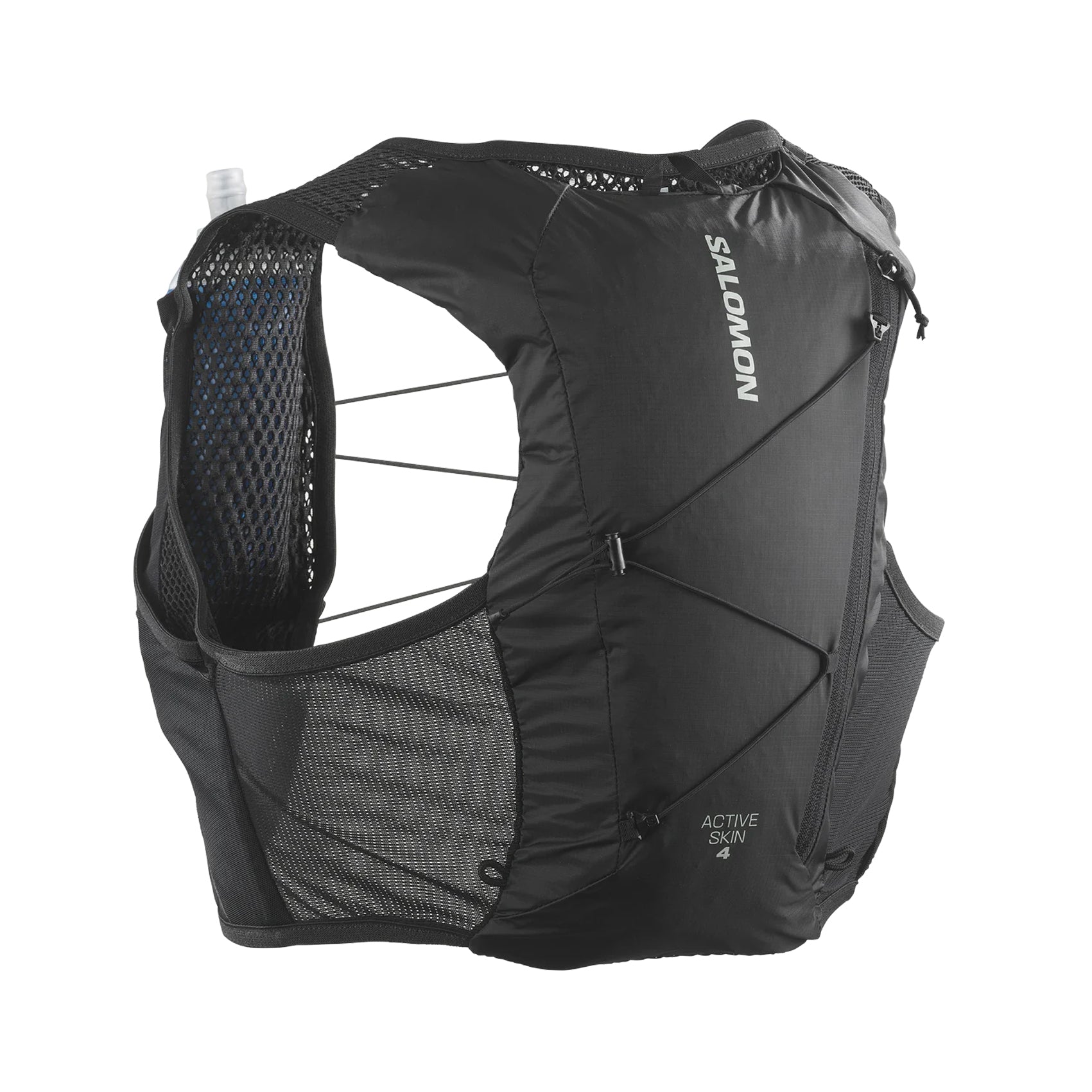 Unisex Salomon Active Skin 4 Hydration Vest Set - Lightweight Running Pack for Trail Runners & Hikers - Perfect for Long Distance Running, Hiking & Outdoor Adventures