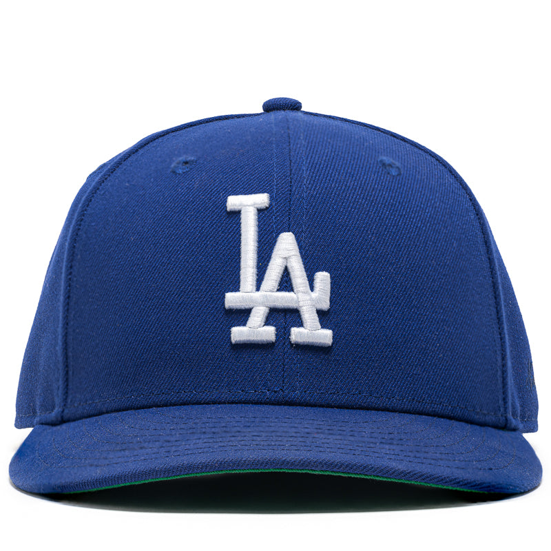 New Era x Politics Los Angeles Dodgers 59FIFTY Fitted Hat - Dark Royal Blue Baseball Cap for Men & Women - Perfect for Games, Streetwear & Sports Fashion