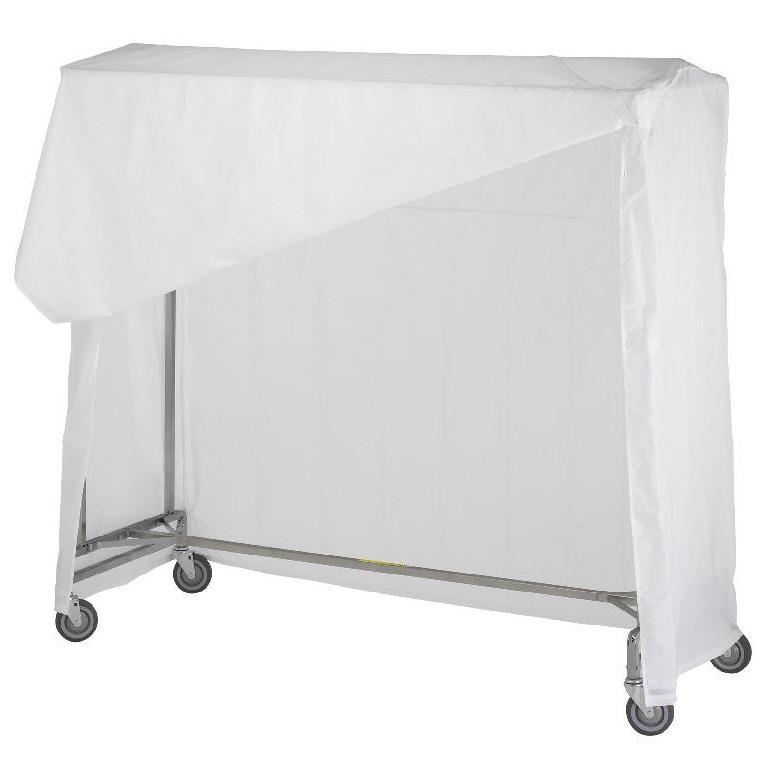 72 Single Garment Rack Cover Kit (721) - Durable Dust Protection for Retail Stores, Closets & Commercial Use