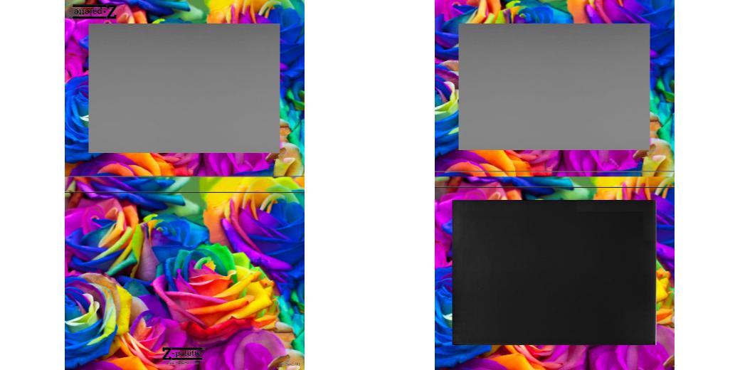 Custom Extra Large Z Palette - Magnetic Makeup Palette for Eyeshadows & Blush - Perfect for Professional Makeup Artists & Travel