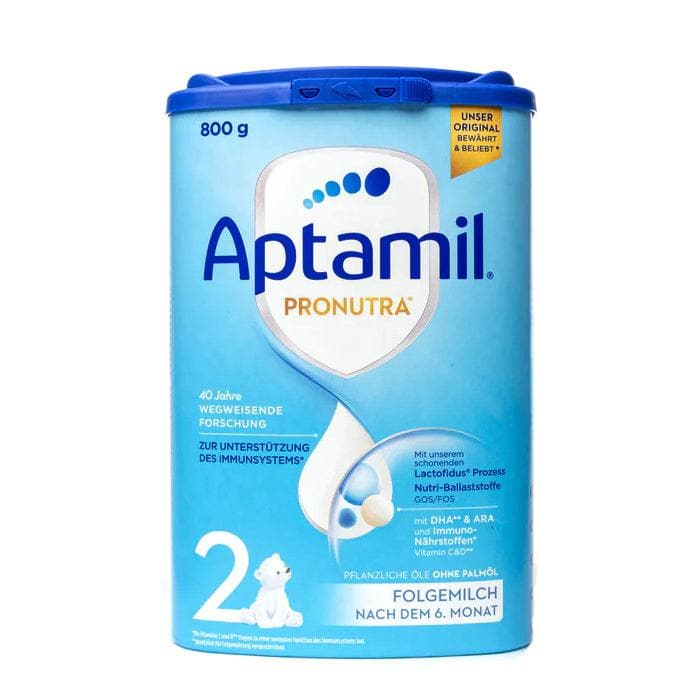 Aptamil Pronutra ADVANCE 2 European Baby Formula Powder - 800g (Exp 02/21/26) | Gentle Nutrition for Growing Infants 6-12 Months | Ideal for Daycare, Travel & Nighttime Feeding