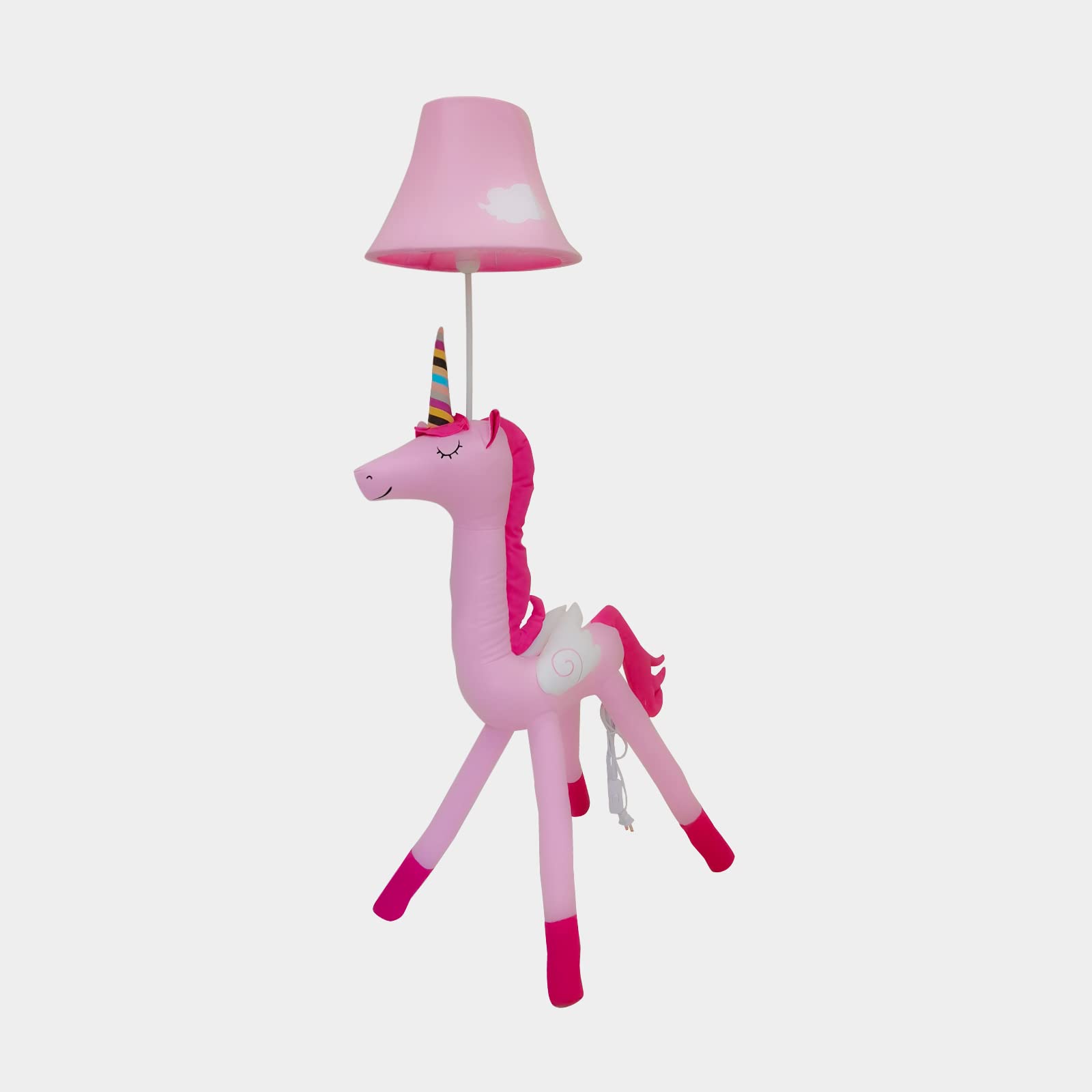 **Pink Unicorn Floor Lamp for Girls - 51
