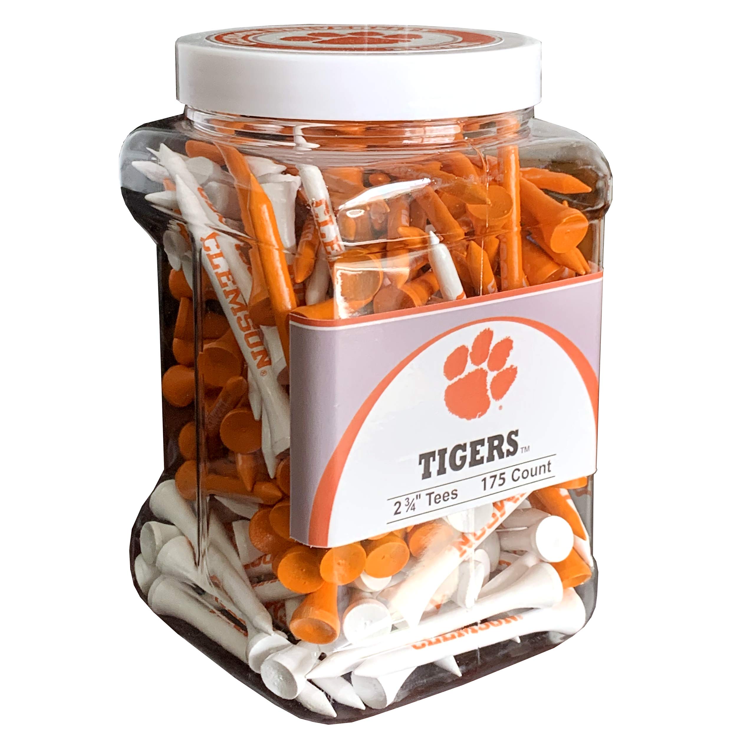 NCAA Golf Tees Jar - 175 Unisex Tees for Practice & Tournaments