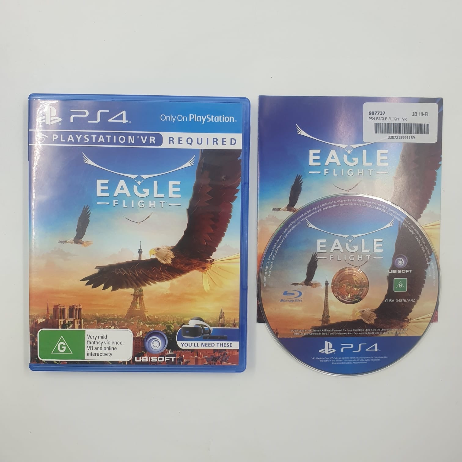 Eagle Flight PS4 Game for Playstation 4 - Complete with Manual | Immersive VR Flying Adventure for Action & Simulation Gamers