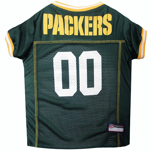 Pets First Green Bay Packers Dog Jersey - Official NFL Team Apparel for Dogs - Perfect for Game Day, Pet Parties, and Photo Shoots