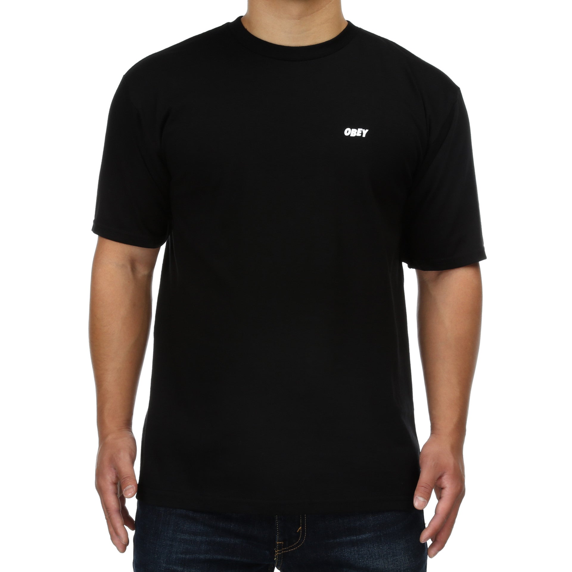 Obey Jumble Lo Fi Graphic Tee - Black Cotton T-Shirt for Casual Wear & Street Style