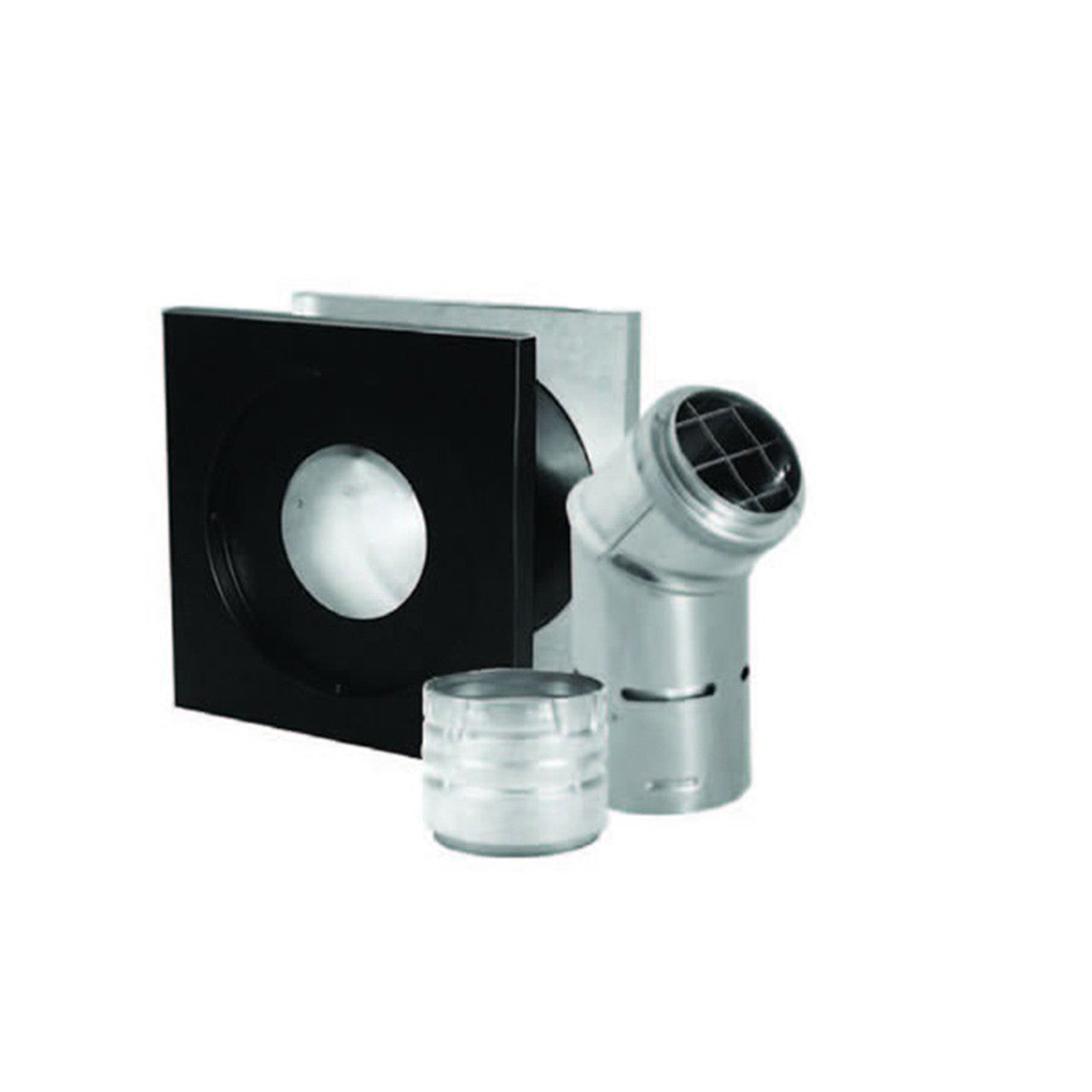 3 Pellet Vent Pro Horizontal Venting Kit - Durable Stainless Steel for Pellet Stoves & Fireplaces - Perfect for Home Heating & Outdoor Installations