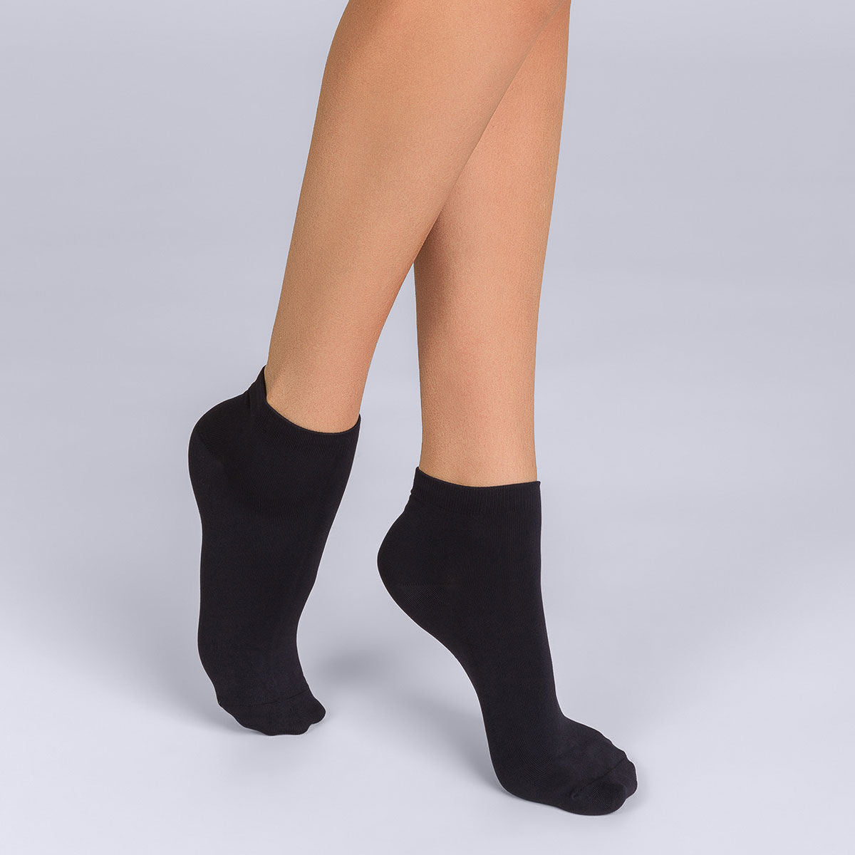 2 Pack Black No-Show Socks for Women - Ultra Thin & Breathable - Perfect for Sneakers, Flats & Everyday Wear