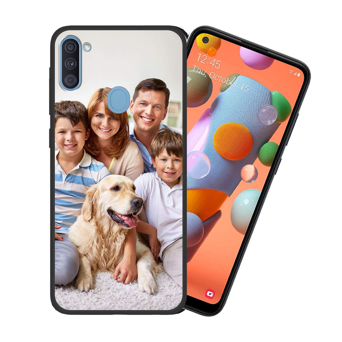 Custom Photo Phone Case for Samsung Galaxy A11 - Personalized Picture Silicone Cover | Drop Proof, Soft Candy Protective Case | Birthday Gift Idea for Women & Men | Perfect for Travel, Work & Everyday Use