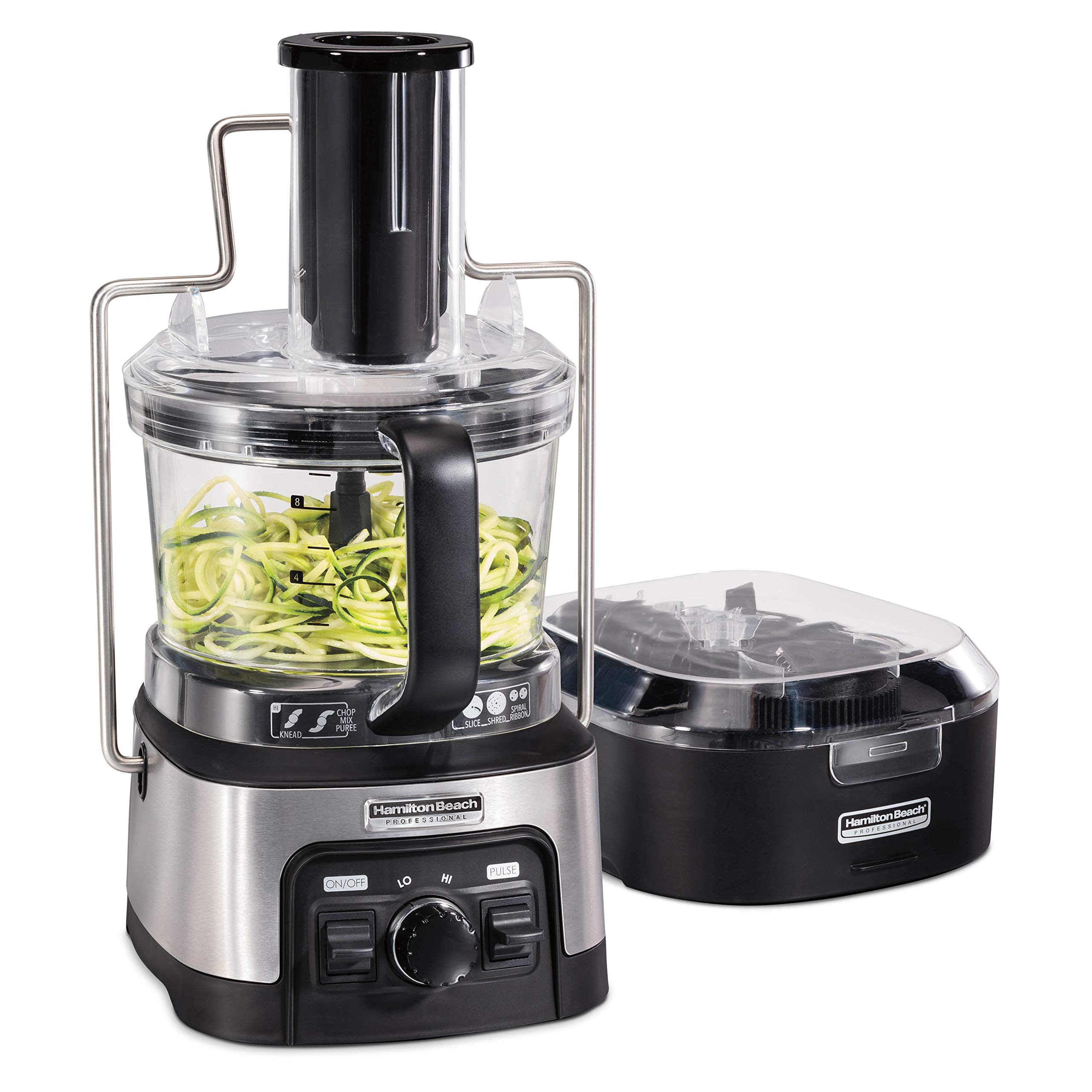 Hamilton Beach Professional 12-Cup Food Processor with Stack & Snap Bowls - Extra-Large 3