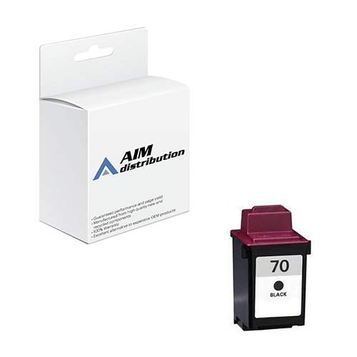 Compaq NO. 70 Black Inkjet Cartridge Replacement (337709-001) - High Yield 600 Pages | AIM Compatible Generic Ink | Ideal for Home Office Printing & Document Work