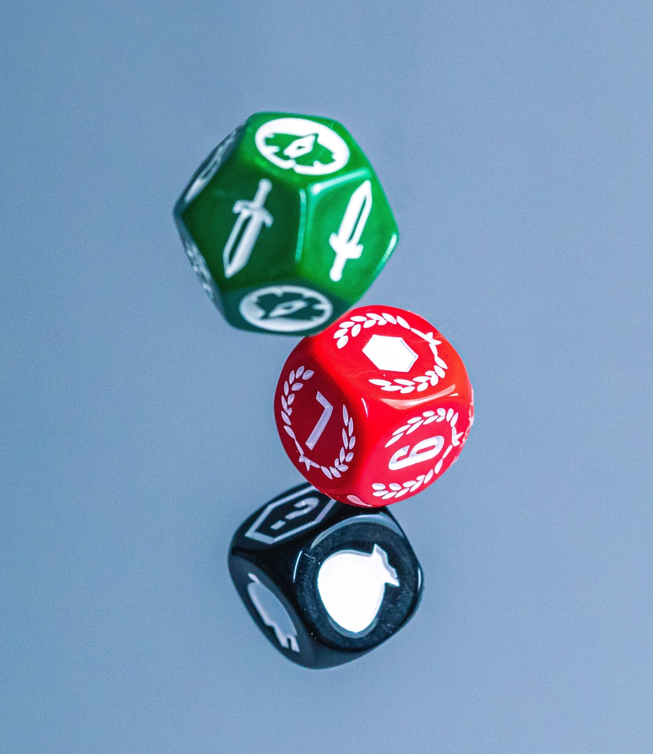 3 Extra Dice for Tapestry Board Game - Replacement Dice Set for Strategy Games, Family Game Night Accessories