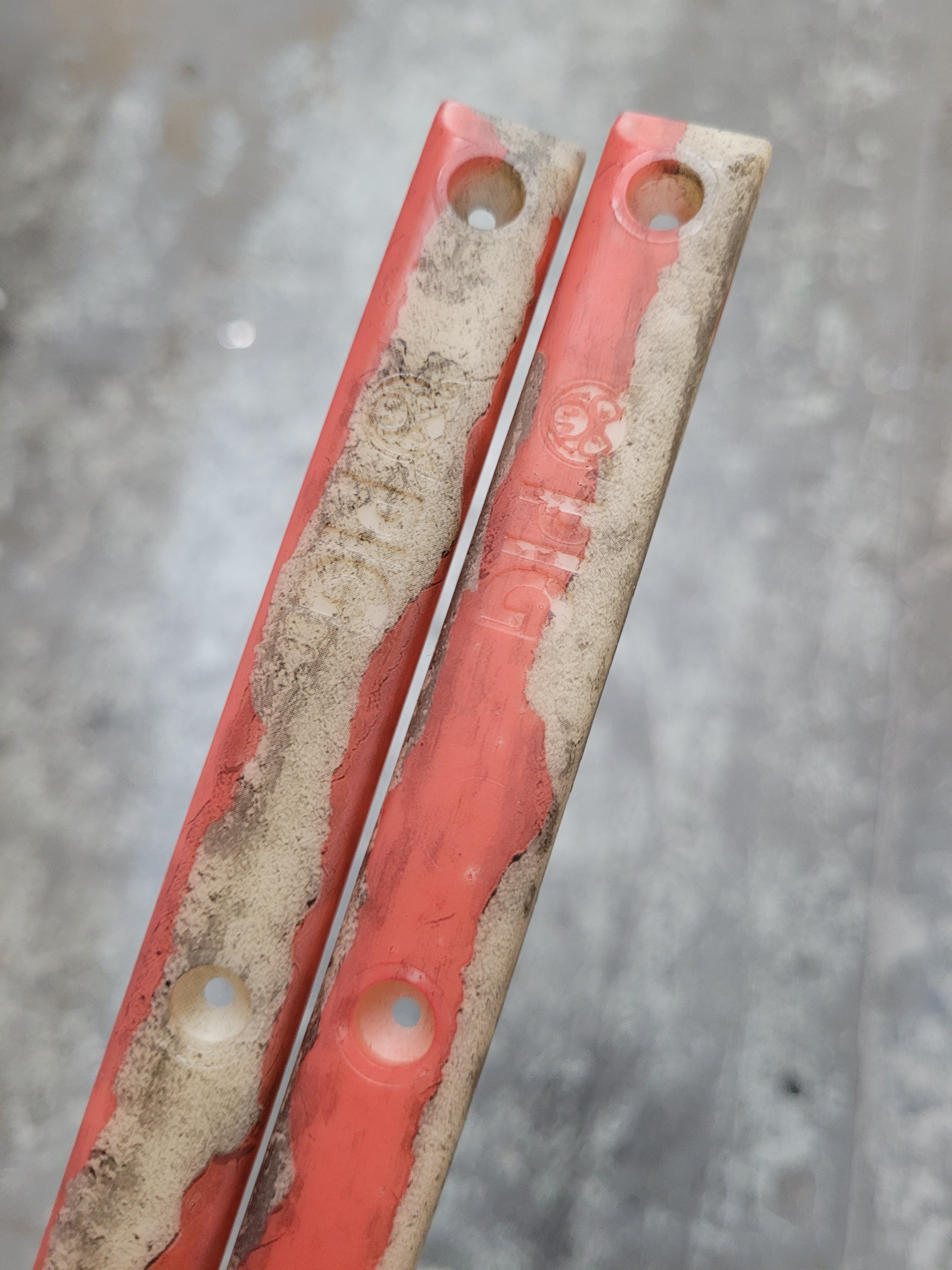 PIG Skateboard Rails Set - Red Curb Color for Street Skating & Grinding | Durable Skateboard Accessories for Tricks & Rails