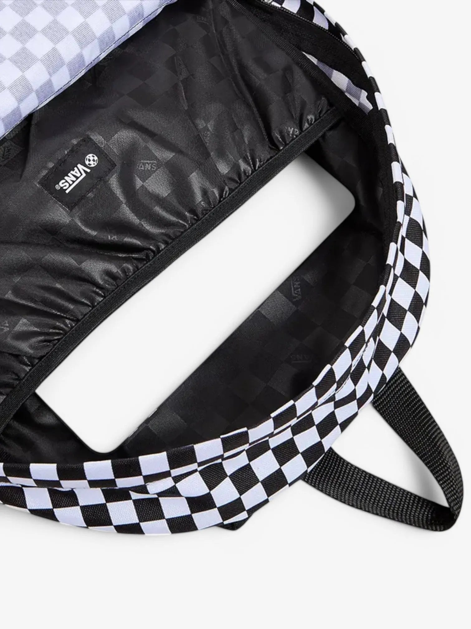 Vans Old Skool Check Backpack - White School Backpack for Men & Women | Stylish Laptop Bag for College, Work & Travel