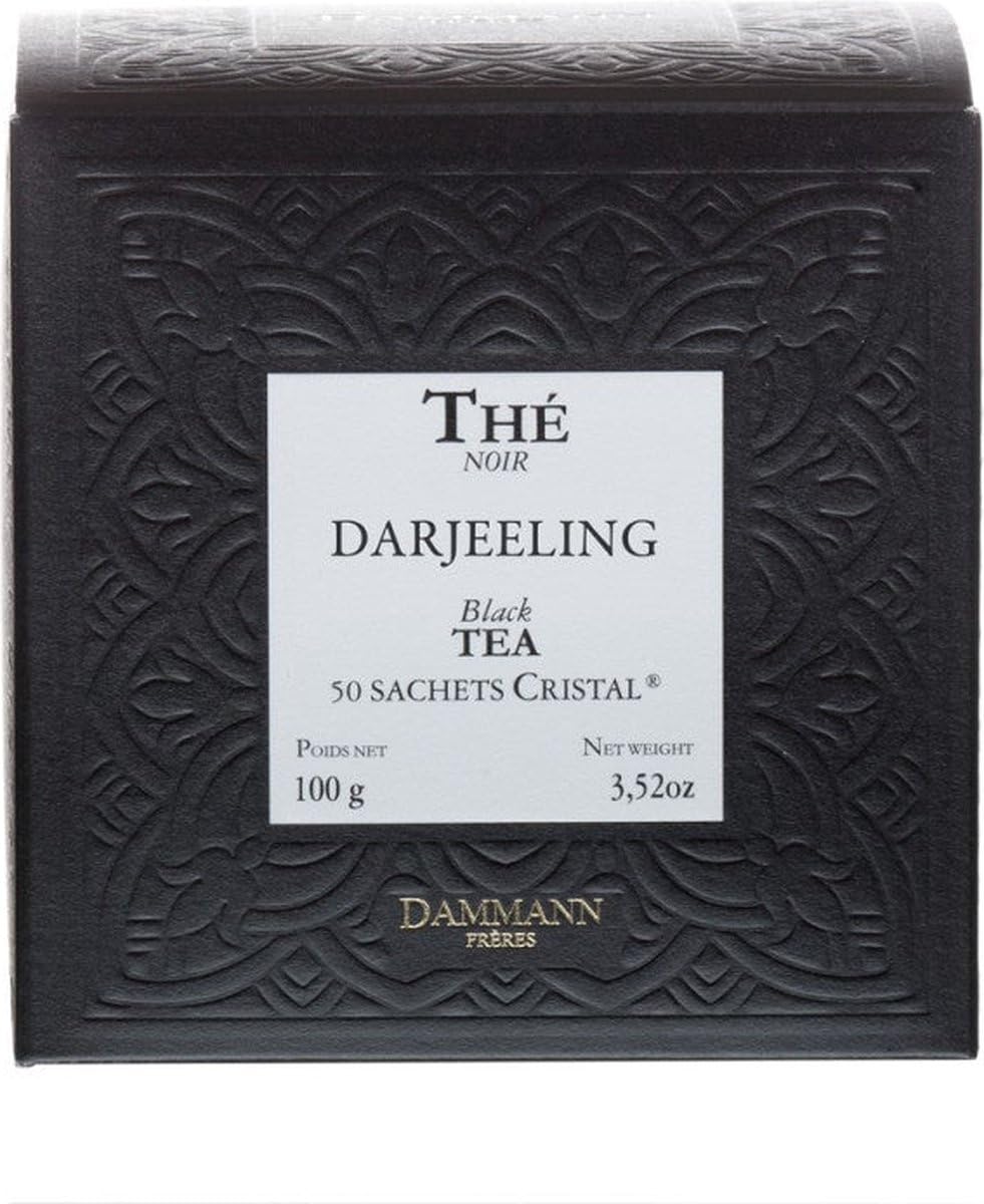 Premium Darjeeling Tea Bags - 50 Count Box | Loose Leaf Black Tea | Perfect for Morning Boost, Afternoon Relaxation & Gifting