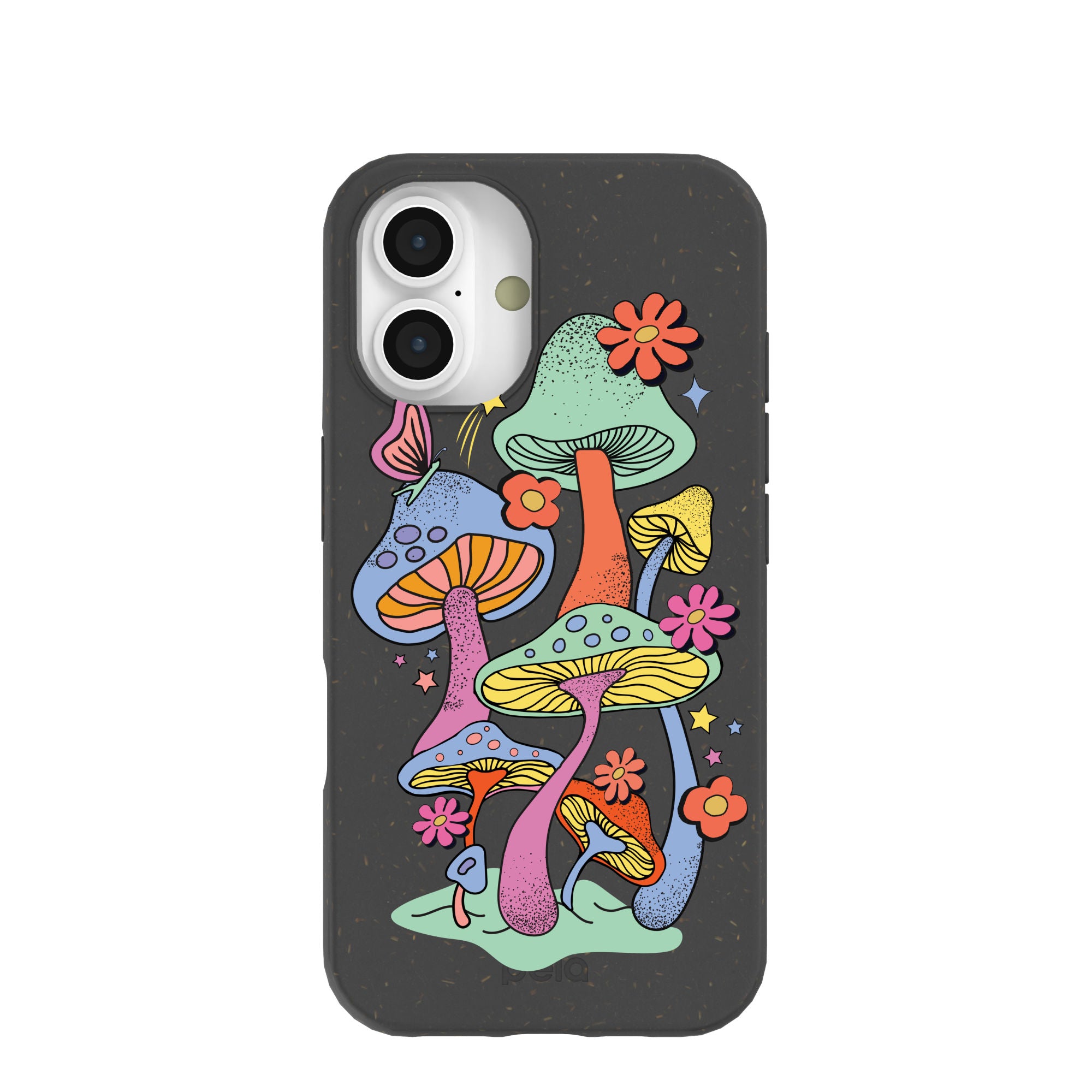 Black Magical Forest iPhone 16 Case - Premium Protective Cover with Unique Design - Perfect for Outdoor Adventures and Daily Use