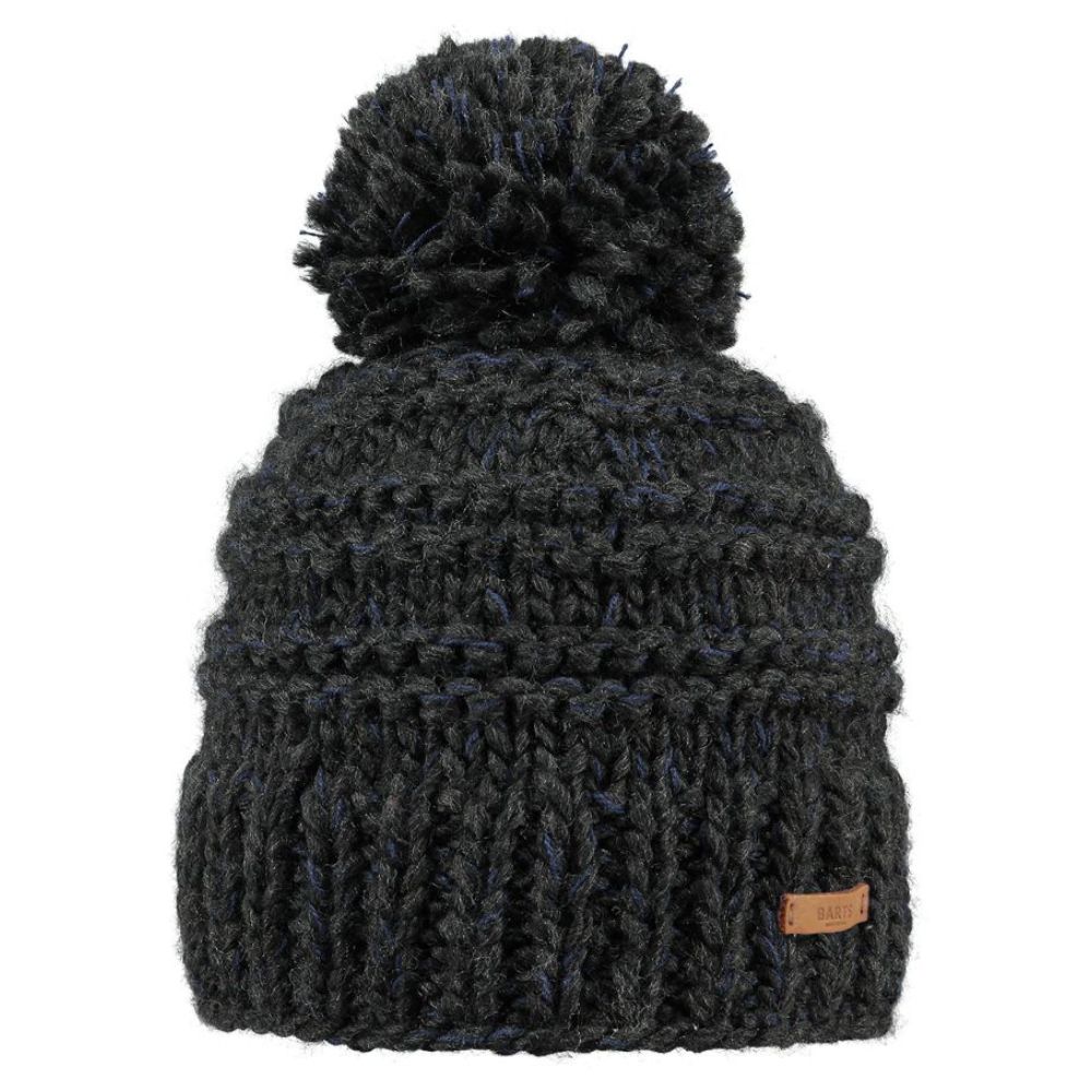Barts Jasmin Beanie - Dark Heather One Size Winter Knit Hat for Women & Men - Cozy Cold Weather Accessory for Outdoor Activities