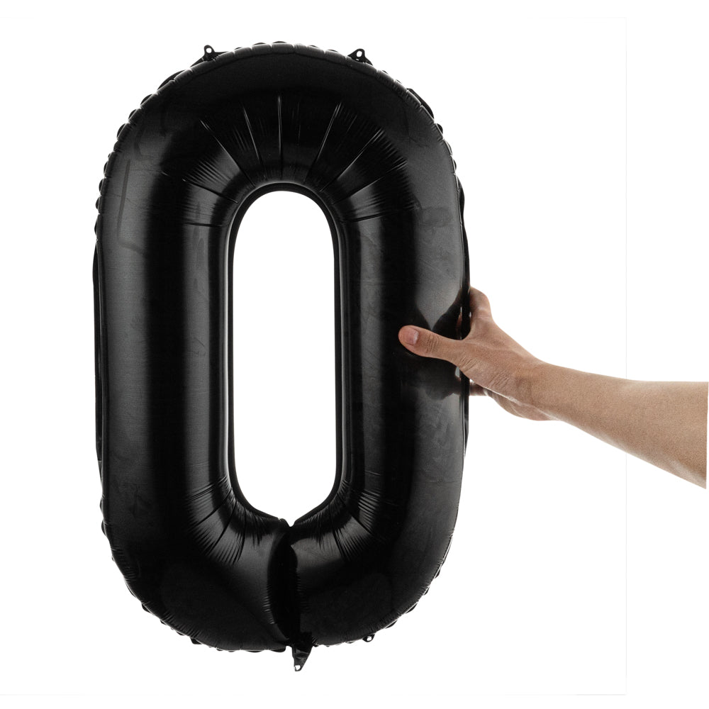 Balloonify Black Mylar Letter O Balloon - 40 Inch Large Foil Alphabet Balloon (1 Count) for Birthday Parties, Graduation Decorations & Photo Backdrops