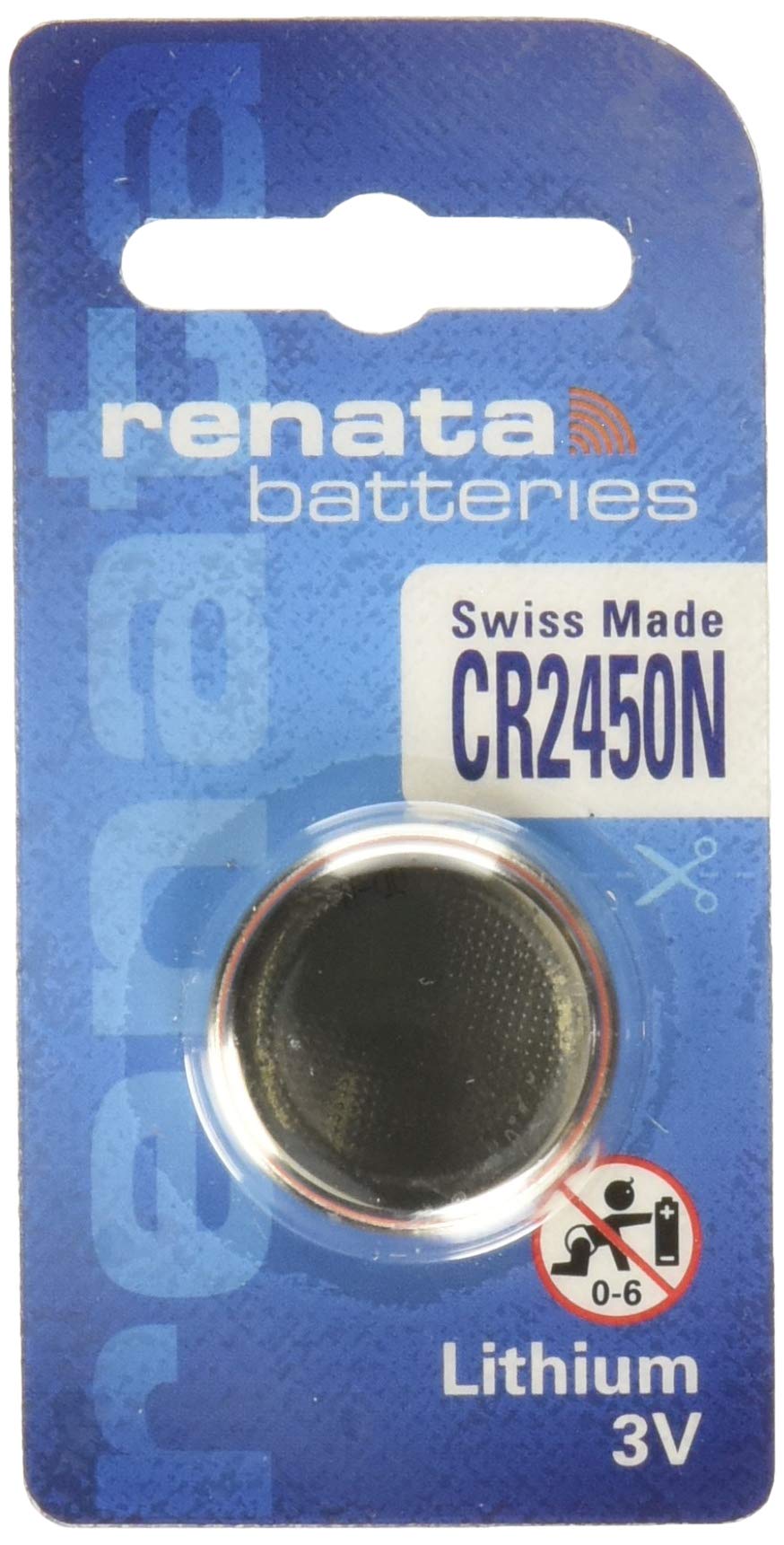 Renata 10 CR2450 2450 ECR2450 Lithium Batteries - Long-Lasting Power for Watches, Calculators & Medical Devices