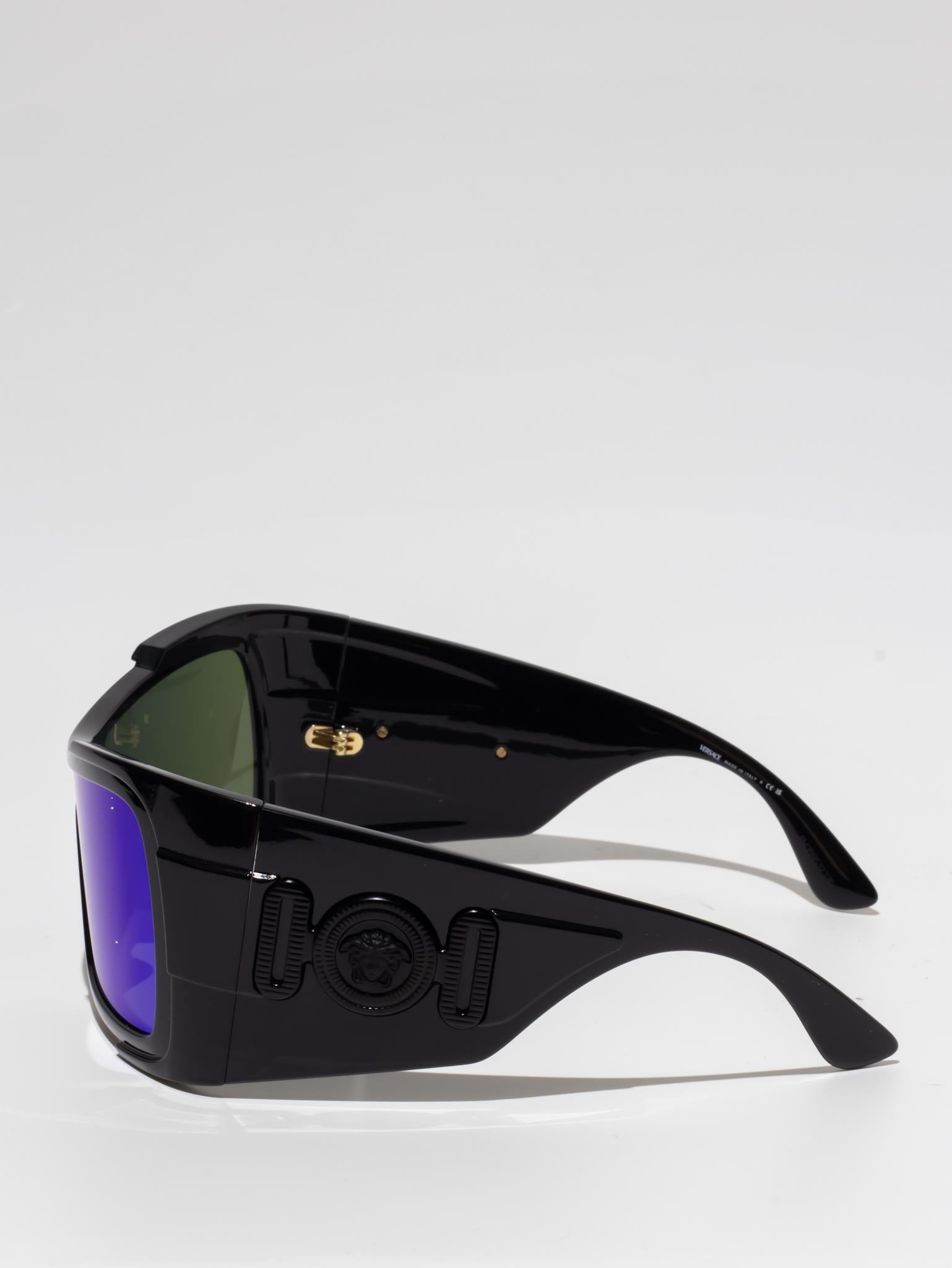 Versace GB1/55 Sunglasses 4451 - Luxury Designer Shades for Men & Women - UV Protection & Polarized Lenses - Perfect for Beach, Driving & Outdoor Activities