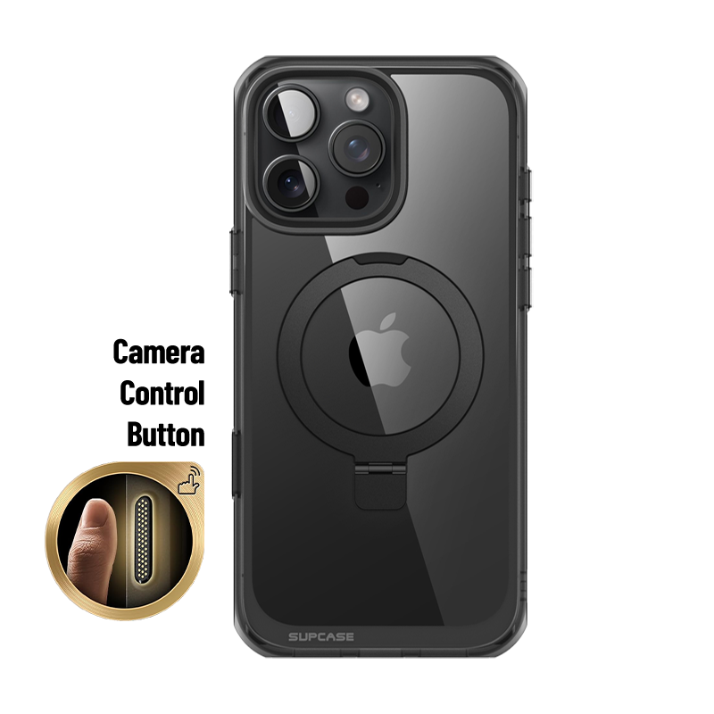 iPhone 16 Pro Max Case with MagSafe - 6.9 Inch Slim Clear Protective Cover Featuring Unicorn Beetle Design, Camera Control Button & Magnetic Stand - Perfect for Work, Travel & Everyday Use
