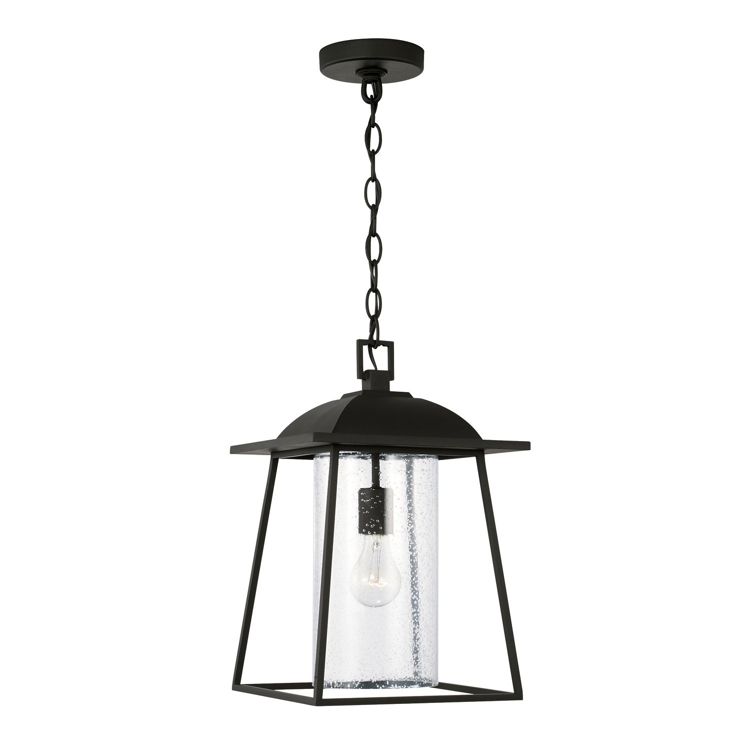 Capital Lighting One Light Outdoor Hanging Lantern - Weatherproof Porch Light Fixture for Patio, Garden & Entryway