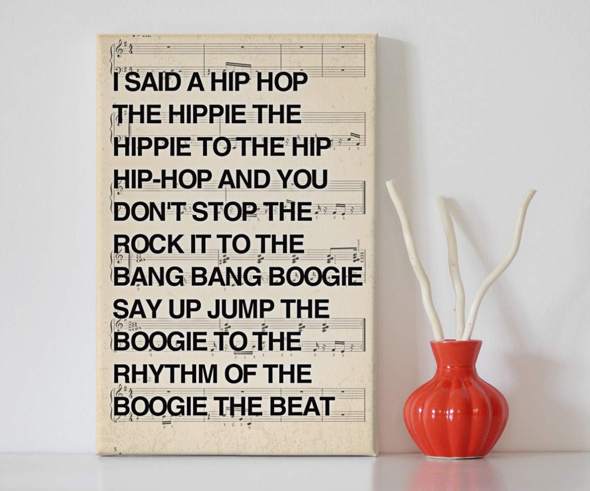 Rapper's Delight Framed Canvas Print - 16x24 Wall Art for Home & Office Decor